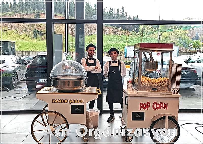 Pamuk Şeker Arabası Kiralama