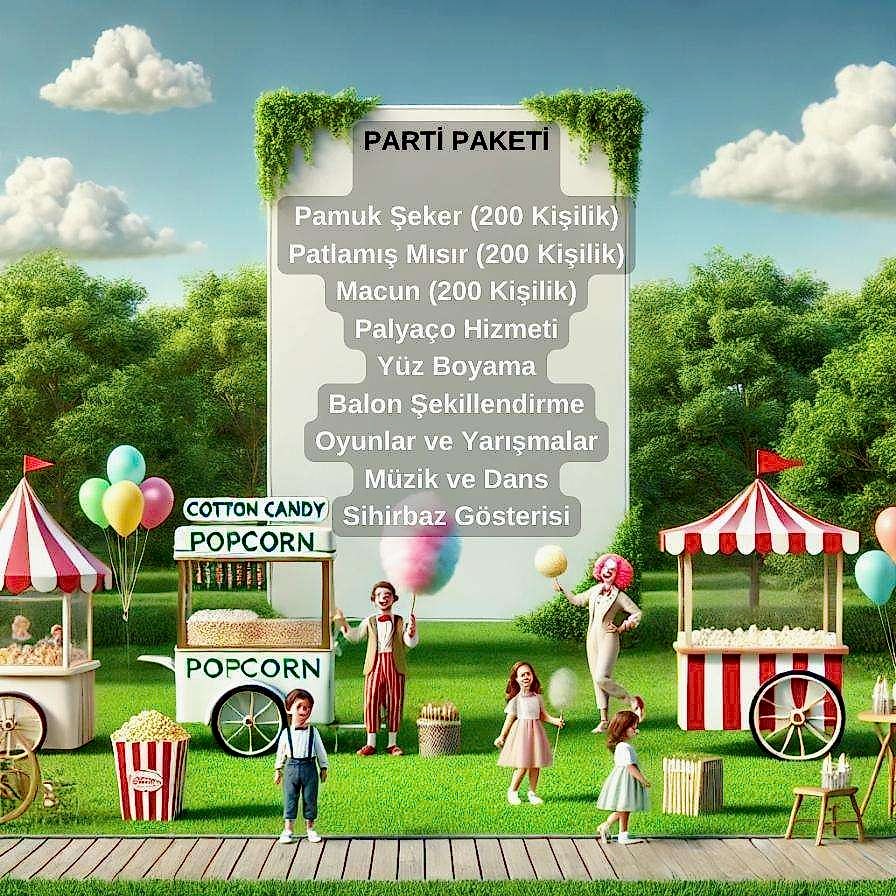 Pamuk Şeker Arabası Kiralama