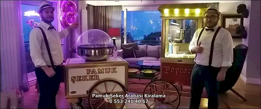 Pamuk Şeker Arabası Kiralama