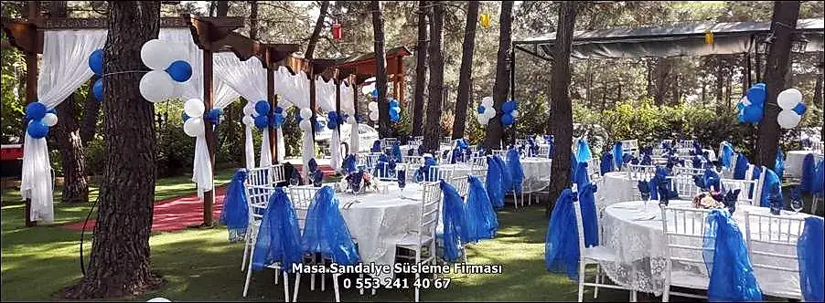 Masa Sandalye Süsleme